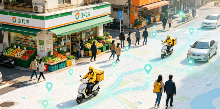 淮安市渗透衣食住行，GEO 地理空间技术重塑大众日常消费服务场景