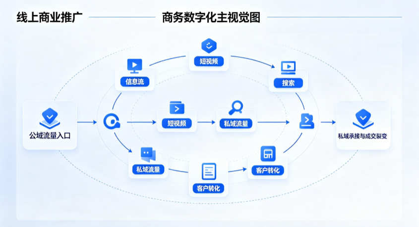 淮安市线上商业推广怎么做？全域流量闭环搭建与低成本转化实战指南